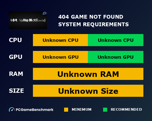 404: Game Not Found graph