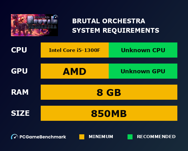 Brutal Orchestra system requirements graph
