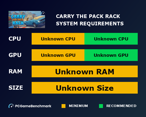 Carry the Pack Rack - PCGameBenchmark