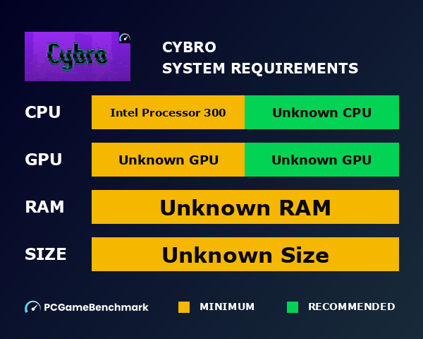 Cybro Cybro - PCGameBenchmark