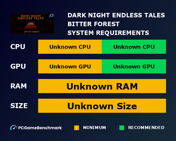 Dark Night Endless Tales : Bitter Forest graph