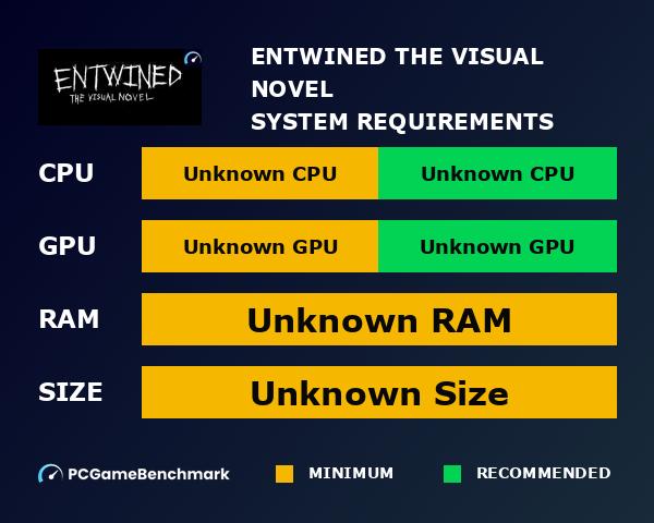 Entwined: The Visual Novel - PCGameBenchmark