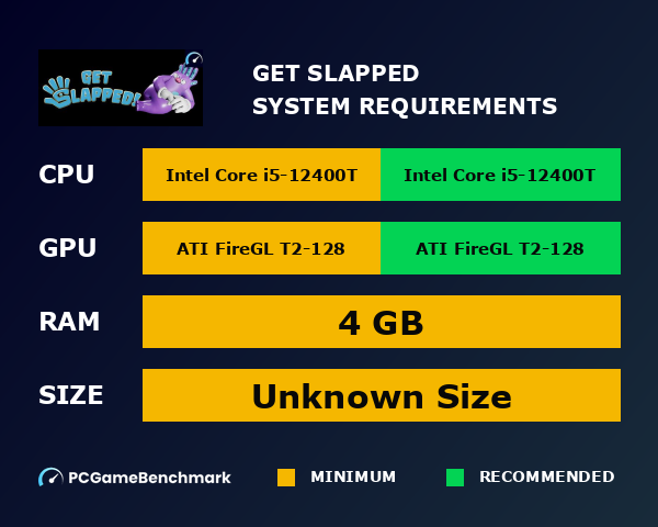 Get Slapped! system requirements graph