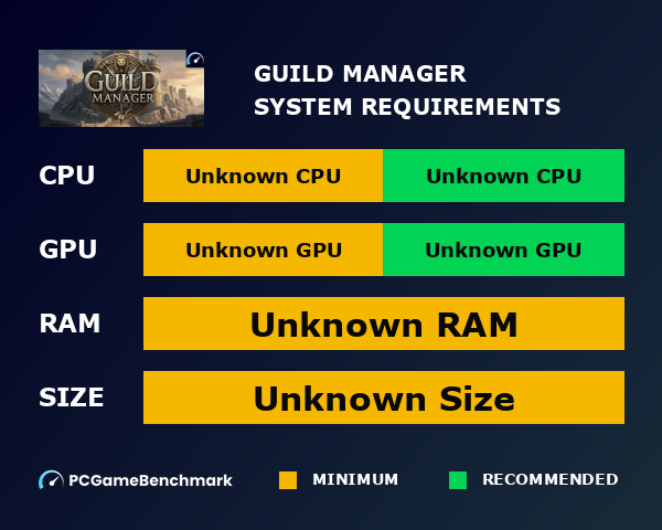 Guild Manager - PCGameBenchmark