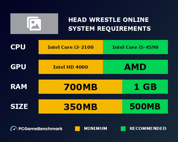 Head Wrestle Online system requirements graph