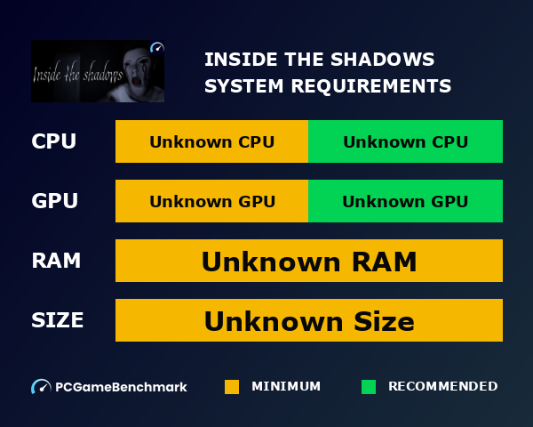 Inside The Shadows - PCGameBenchmark