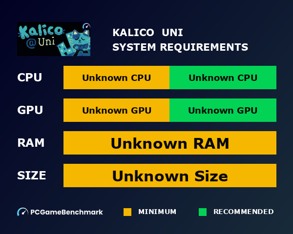 Kalico @ Uni - PCGameBenchmark