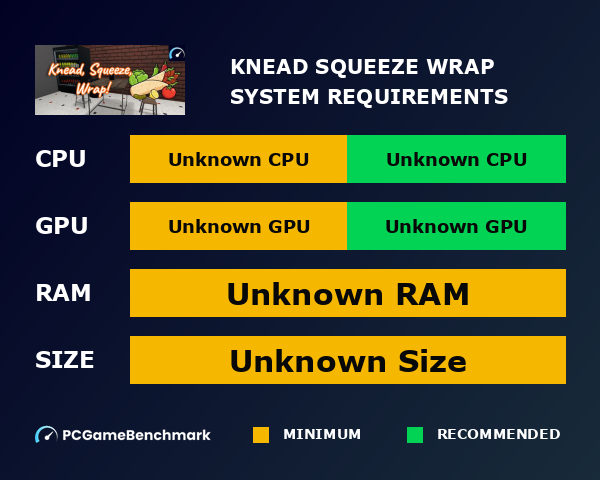 Knead, Squeeze, Wrap! graph