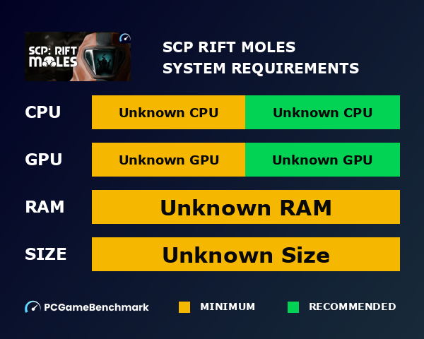 SCP: Rift Moles - PCGameBenchmark