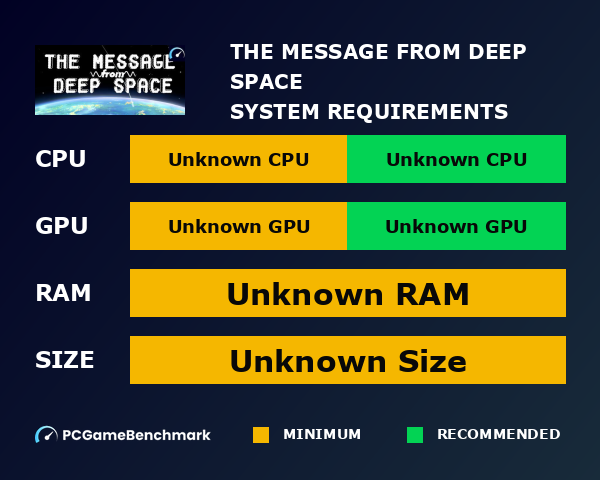 Space Message Box The Message from Deep Space - PCGameBenchmark
