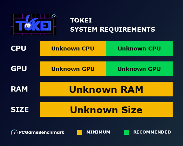 Tokei - PCGameBenchmark