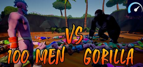 100 Men VS Gorilla tile