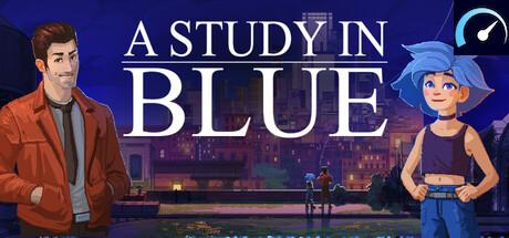 A Study in Blue tile
