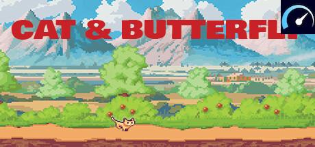 Cat & Butterfly tile